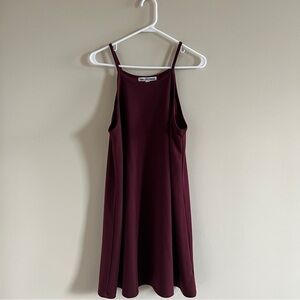 Wallflower Deep Burgundy Mini Dress